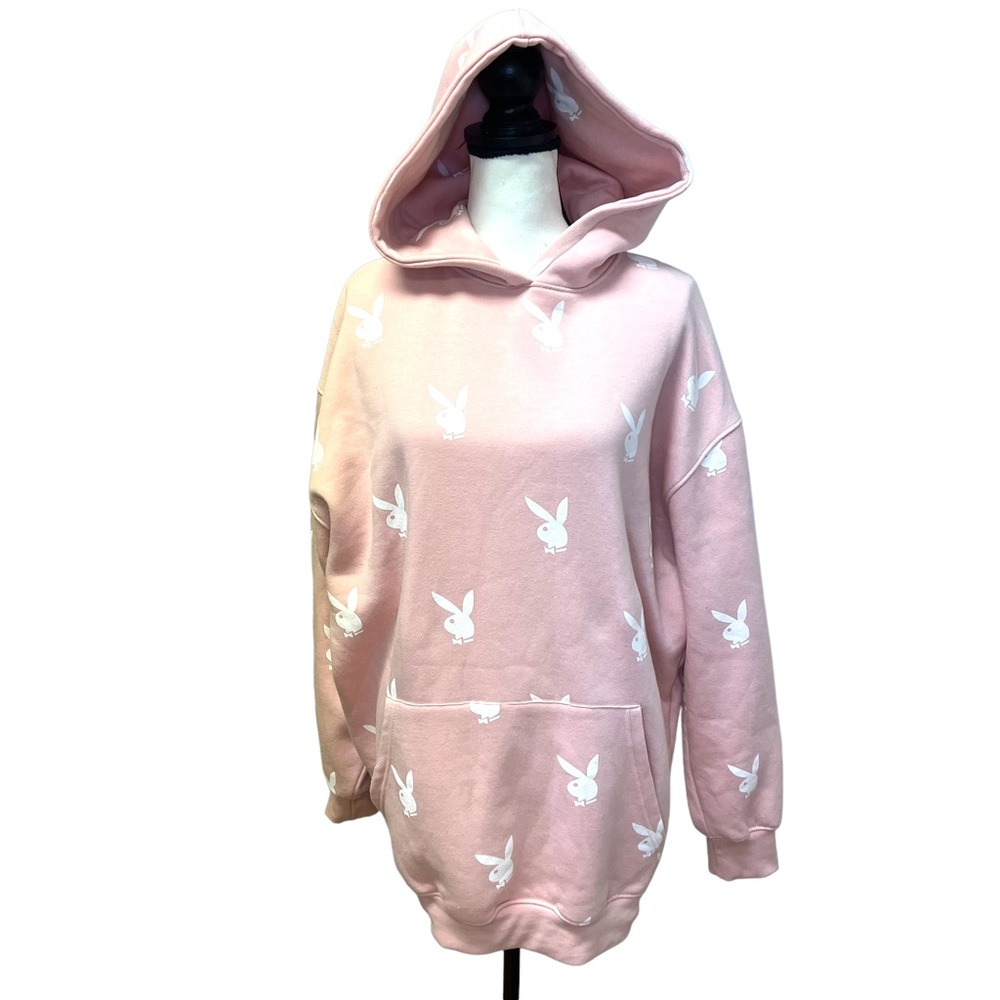 Playboy Missguided oversized hoodie dress - Picture 4 of 16